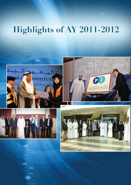 ANNUAL REPORT - The Petroleum Institute