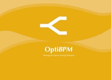 OptiBPM Waveguide Optics Design Software - Optiwave