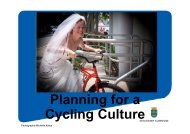 Planning for a Cycling Culture: The Story of Stavanger - Velo City