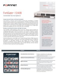 FortiGateÂ®-1240B - Fortinet