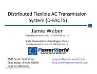 Distributed Flexible AC Transmission System (D ... - PowerWorld