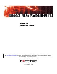 FortiGate Administration Guide - FirewallShop.com