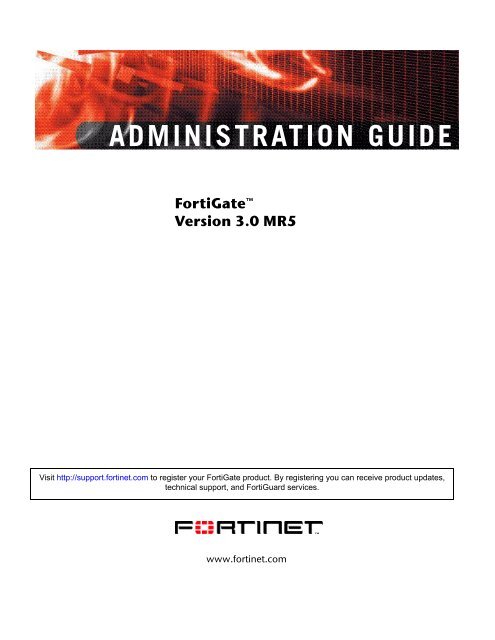 FortiGate Administration Guide - FirewallShop.com