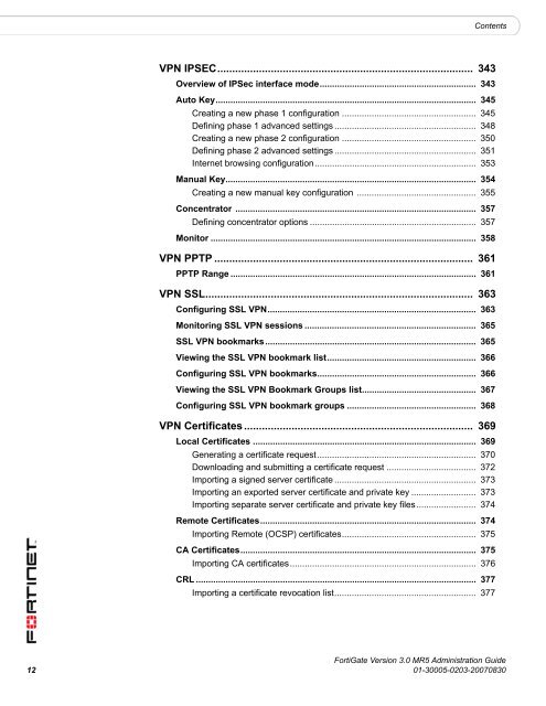 FortiGate Administration Guide - FirewallShop.com