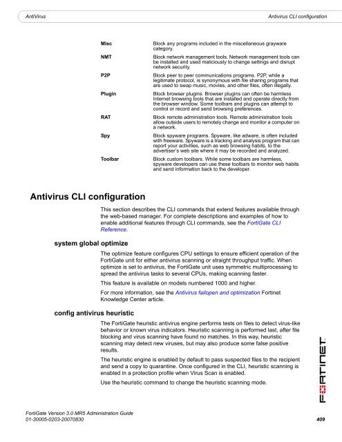 FortiGate Administration Guide - FirewallShop.com