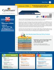 Cyberoam CR50ia Datasheet - FirewallShop.com