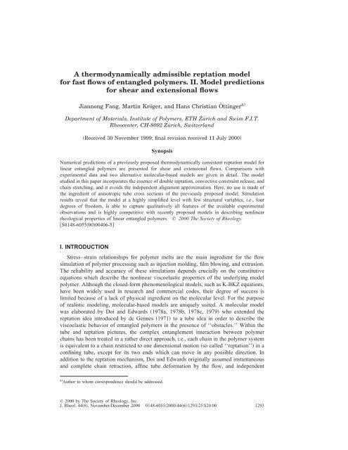 View - Martin Kröger - ETH Zürich