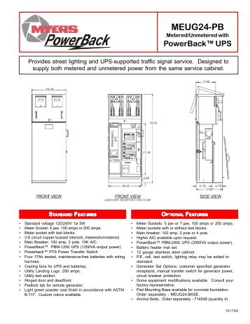 MEUG24-PB - Myers Power Products, Inc.