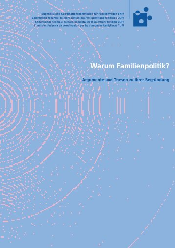 (2003): Warum Familienpolitik? - Prof. Kurt LÃ¼scher