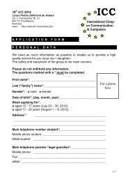 application form pdf - SZS - KIT