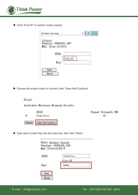 How to connect WiFi to your router - Thinkpower