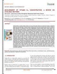 available methods to measure vitamin b12 - The IIOAB Journal