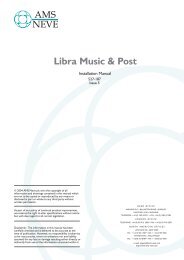 Libra Music & Post - Ams-neve.info