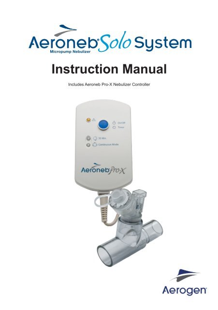 Download Aeroneb Solo Instuction Manual English - Aerogen