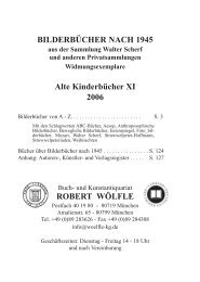 Bücher über Bilderbücher nach  1945 - Antiquariat Robert Wölfle