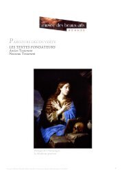 Les textes fondateurs - MusÃ©e des beaux-arts de Rennes