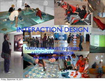 Marianne Graves Petersen: Interaction Design - IT-Vest