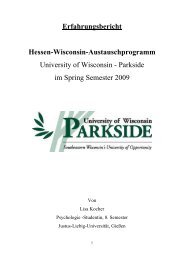 Erfahrungsbericht Hessen-Wisconsin-Austauschprogramm ...