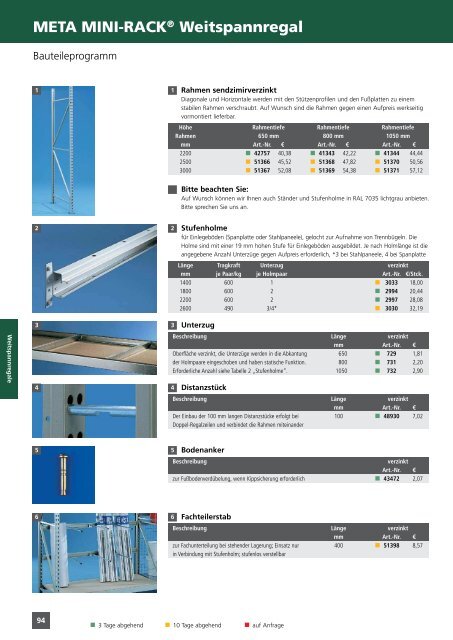 Meta Weitspannregale 2012.pdf - WIRTH