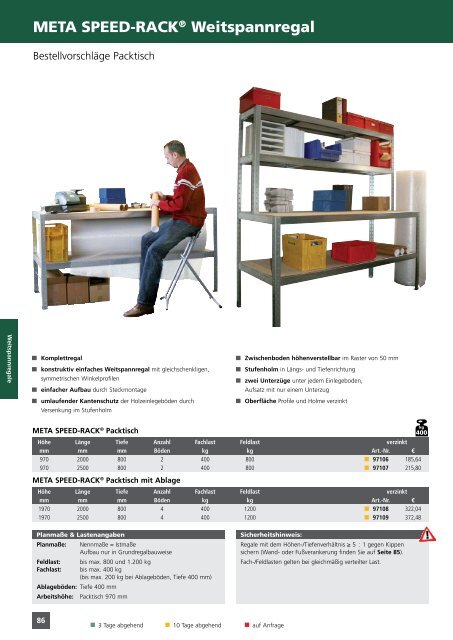 Meta Weitspannregale 2012.pdf - WIRTH