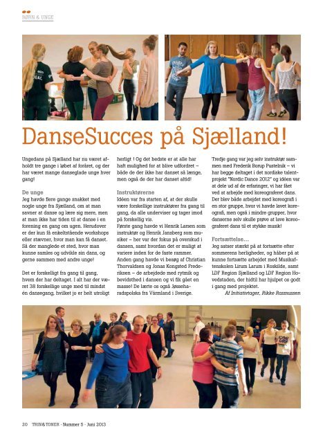 Medlemsblad for Landsforeningen Danske Folkedansere og ...