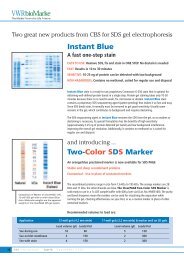 Instant Blue Two-Color SDS Marker - Vwr-cmd.com