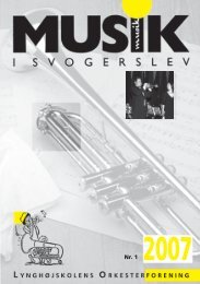 2007 - Lynghøjskolens Orkesterforening