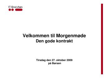 Velkommen til MorgenmÃ¸de