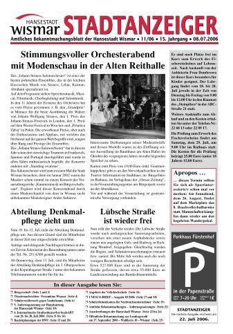 PDF: 2 MB - Hansestadt Wismar