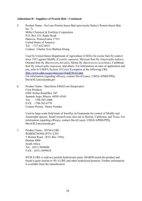 Action Plan Peach Fruit Fly Bactrocera zonata - Nuclear Sciences ...