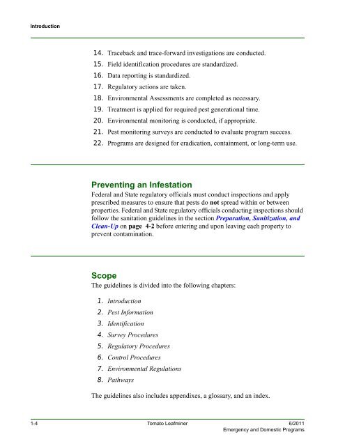 1 - Phytosanitary Resources