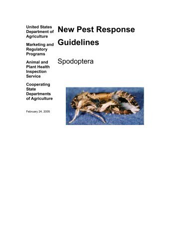 New Pest Response Guidelines - Phytosanitary Resources