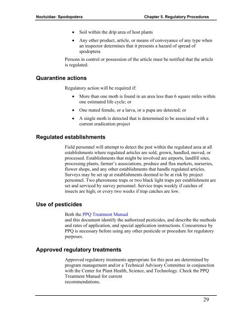 New Pest Response Guidelines - Phytosanitary Resources