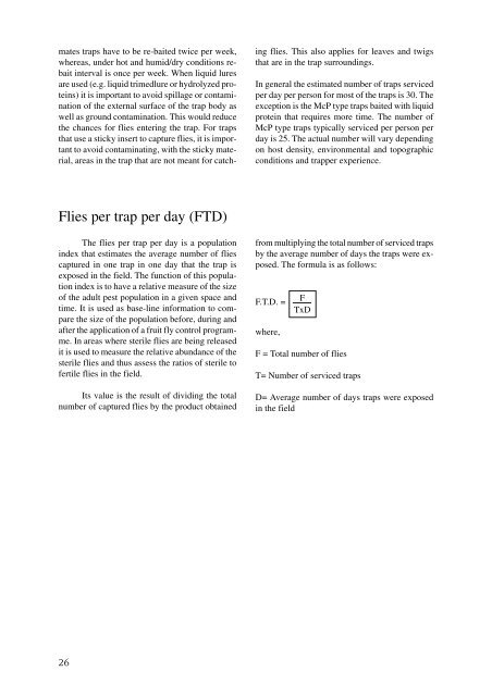 Fruit fly trapping guide - IAEA Publications - International Atomic ...