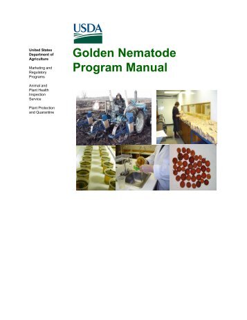 Golden Nematode Program Manual - Phytosanitary Resources