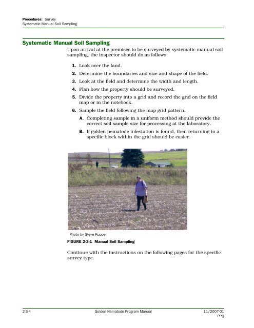 Golden Nematode Program Manual - Phytosanitary Resources