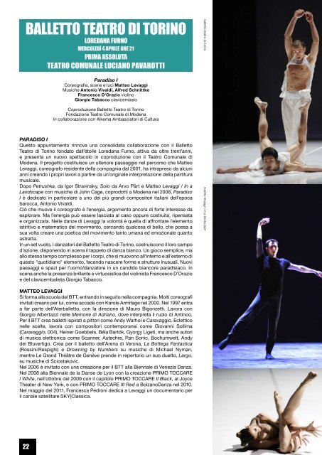 DaNZa prIMaVEra al coMUNalE - Teatro Comunale di Modena