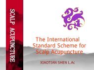 SCALP ACUPUNCTURESCALP ACUPUNCTURE - CatsTCMNotes