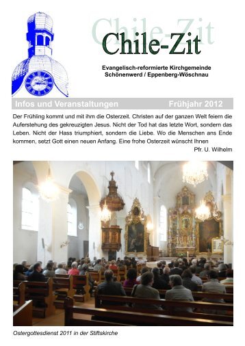 Infos und Veranstaltungen FrÃ¼hjahr 2012 - Kirche-Niedergoesgen.ch