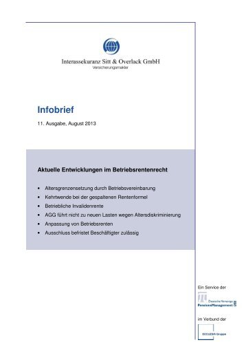 PDF-Download des Infobrief - Interassekuranz Sitt & Overlack GmbH ...