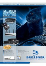 INDUSTRIAL COMPUTING SOLUTIONS - Bressner Technology