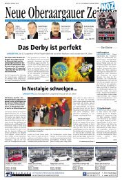 Das Derby ist perfekt - Aktuelle Ausgabe