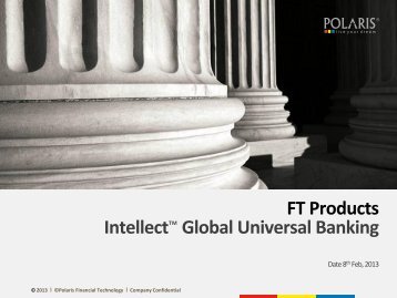 FT Products Intellectâ¢ Global Universal Banking