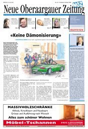 «Keine Dämonisierung» - Aktuelle Ausgabe