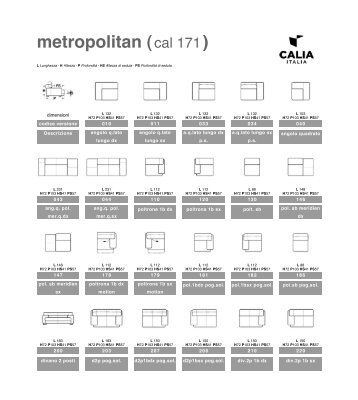 Metropolitan (cal 171) - Calia Italia