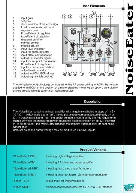 Product Catalog TEM