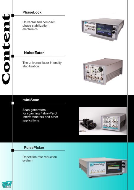 Product Catalog TEM