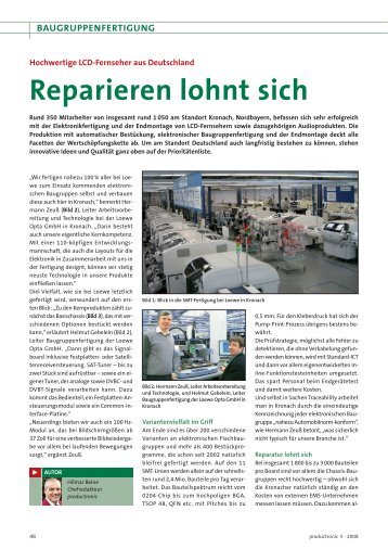 Reparieren lohnt sich