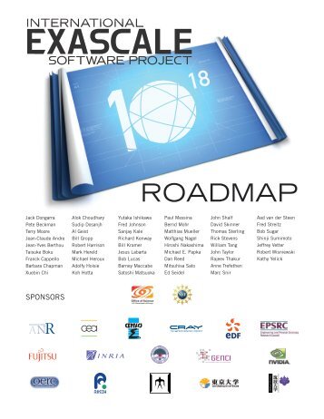 IESP Roadmap Draft 0.935 - Exascale.org