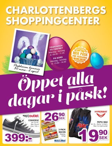 Påsk på Charlottenbergs Shoppingcenter